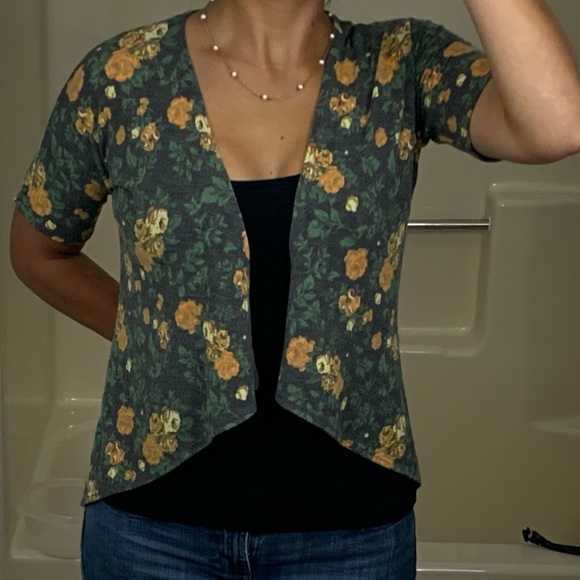 Lularoe Bianka kimono sweater size 2 - Picture 2 of 6